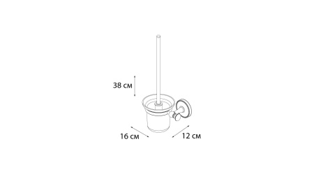 Ерш для туалета Fixsen Adele FX-55013