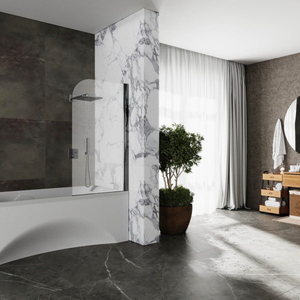 Душевая шторка RoxenBath Brimen 52010-80B (80*140)