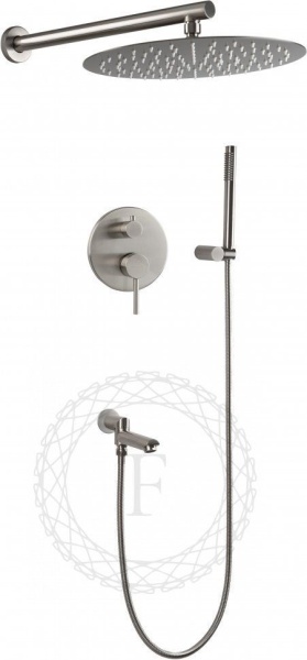 Душевая система скрытого монтажа FILARETE Roun FL1020 (Никель)