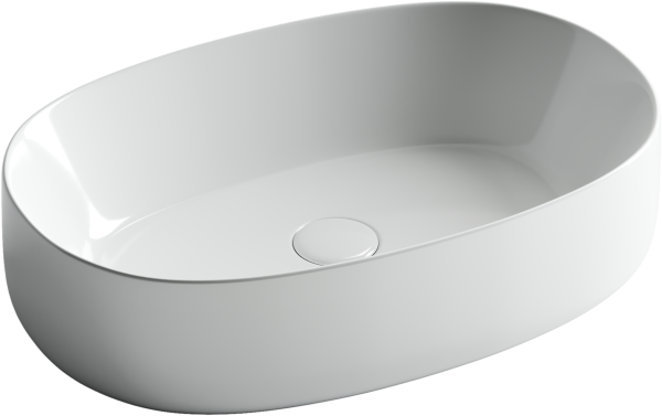 Умывальник Ceramicanova чаша накладная овальная Element 675x350x140мм