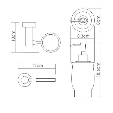 Дозатор для жидкого мыла WasserKRAFT K-24299