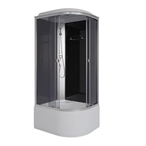 Душ.каб. Niagara Eco E90/80/40L/TN/BK (900х800х1950) 4 места