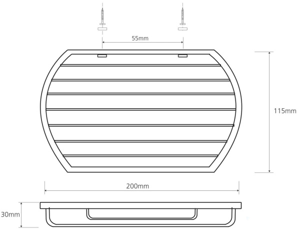 Мыльница для ванной Bemeta Cytro 102308112
