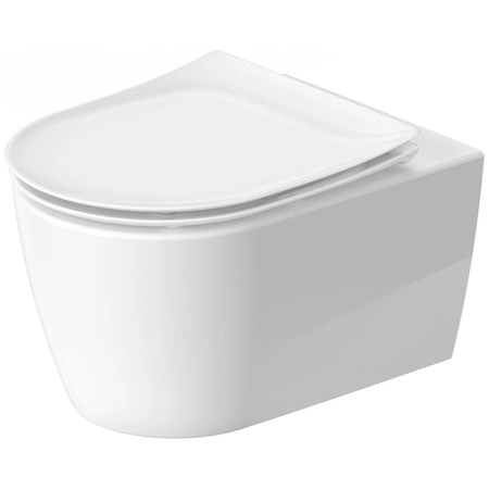 Duravit Soleil by Starck Унитаз подвесной 259109, 540х370 мм, безободковый, смыв HygieneFlush (Tornado), с сиденьем 002649, цвет: белый 45910920A1