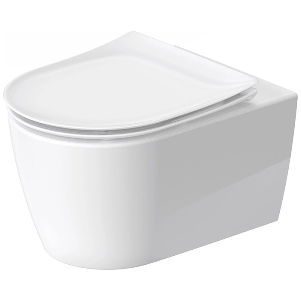 Duravit Soleil by Starck Унитаз подвесной 259109, 540х370 мм, безободковый, смыв HygieneFlush (Tornado), с сиденьем 002649, цвет: белый 45910920A1