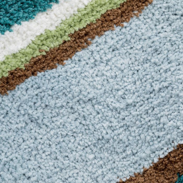 Коврик для ванной комнаты, 50х80 см, микрофибра, IDDIS MID199M raguza fields