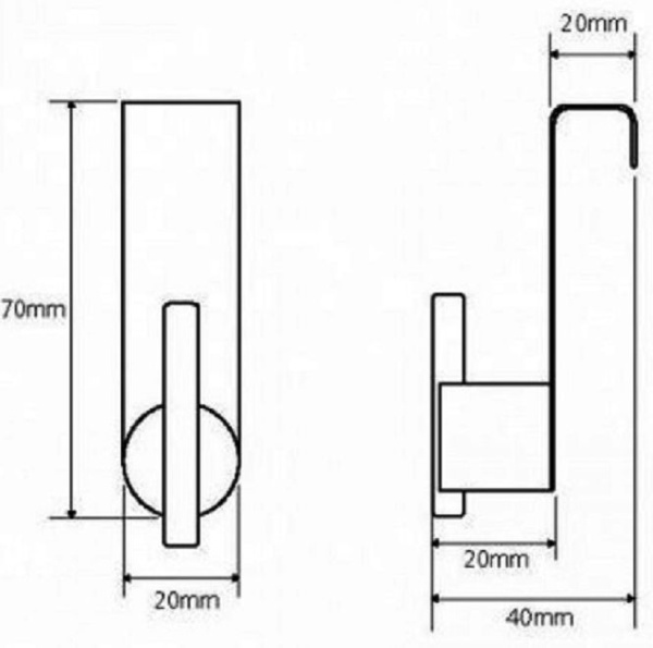 Крючок для полотенец Bemeta Neo 104106153