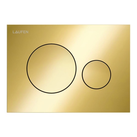 Laufen INEO MOON Клавиша смыва, цвет: PVD золото глянцовое 9.0011.4.001.000.1