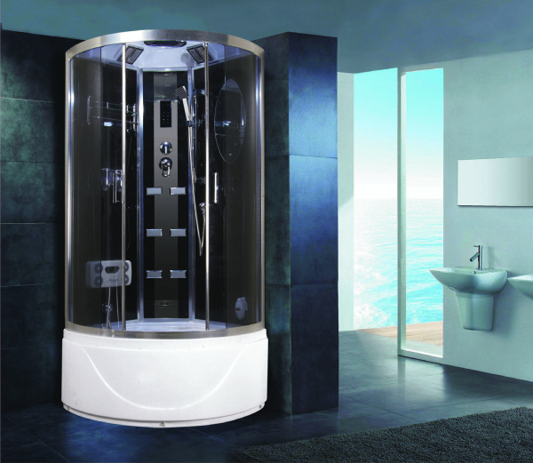 Душевая кабина Niagara Ultra NG-908-01 90х90х220, высокий поддон 46 см, стекло тонированное