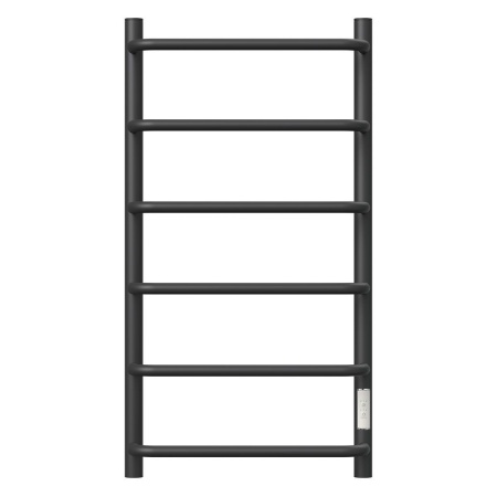 Полотенцесушитель электрический Point PN08848B П6 400x800 диммер справа, черный