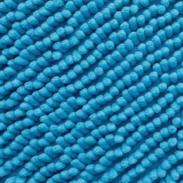 Коврик для ванной комнаты, 50х80 см, микрофибра шенилл, IDDIS 620M580i12 Blue Heaven