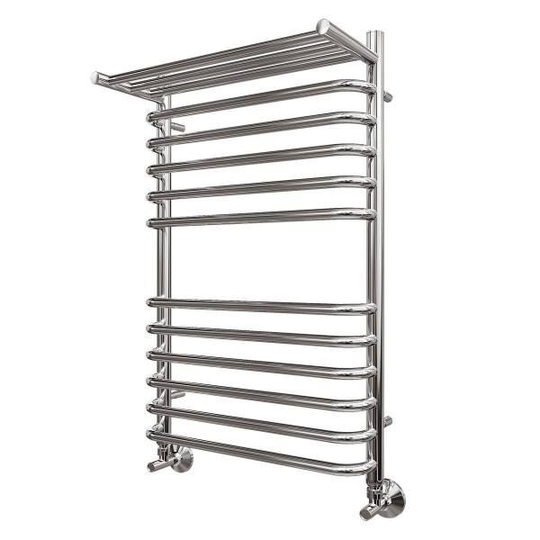 Полотенцесушитель водяной Point PN09158SP П11 500x800 с полкой, хром