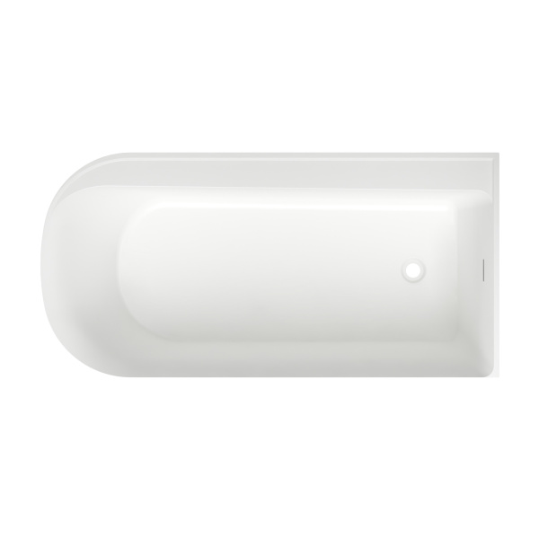 Акриловая ванна в наборе 3 в 1: отдельностоящая ванна (правый разворот), ножки, экран Wellsee Camellia 236102000