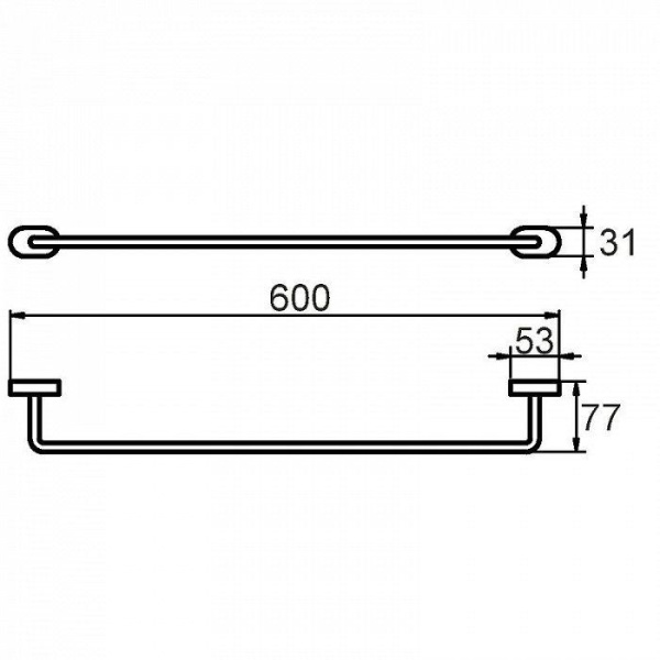Полотенцесушитель Milardo Solomon, сплав металлов SOLSM10M49