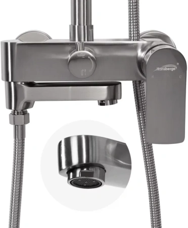Душевая система Hansberge H5049 Никель