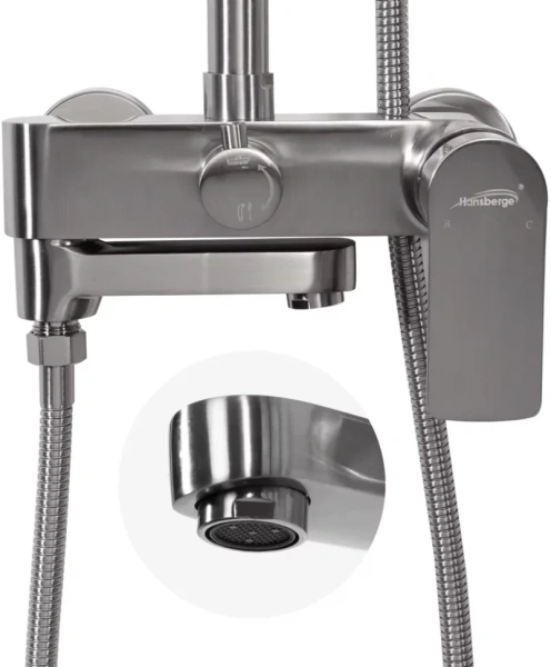 Душевая система Hansberge H5049 Никель