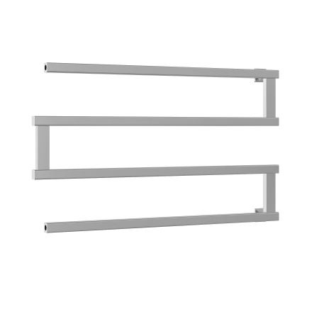 Полотенцесушитель водяной Stinox Optima 900x500, боковое подключение, хром, 1/2" ВР (внутренняя резьба), 4 перекладины