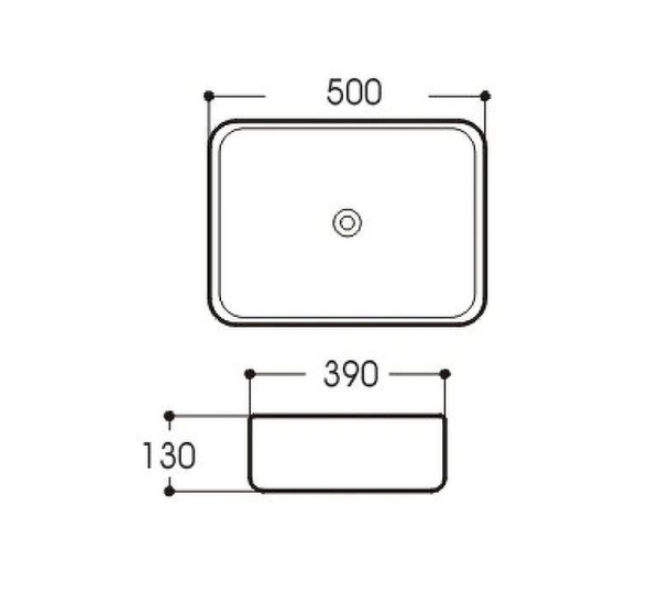 Раковина для установки на столешницу Aquatek ВЕГА AQ5515-00