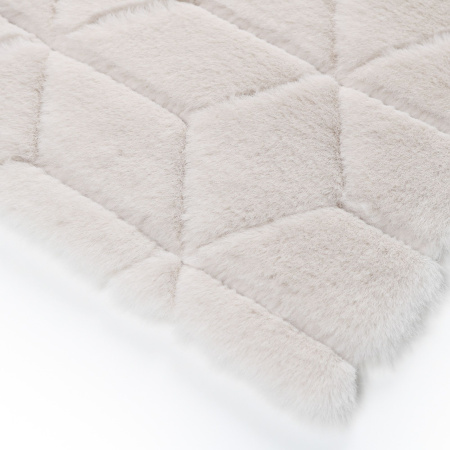 Коврик для ванной 1-ый Fixsen DIAMONT, FX-9050A, бежевый, 70х120 см