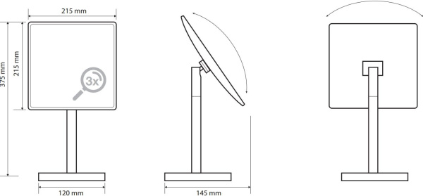 Косметическое зеркало Bemeta 116401312