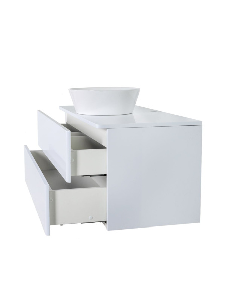 Тумба с раковиной Orange Otto Ot-100TuMDF+B08-360W подвесная