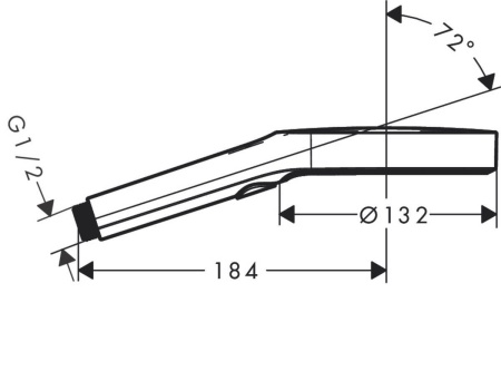 Hansgrohe Rainfinity Ручной душ 130 3jet хром 26864000
