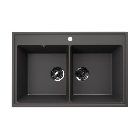Кухонная мойка Ulgran Quartz Ruma 780-09, мокрый асфальт