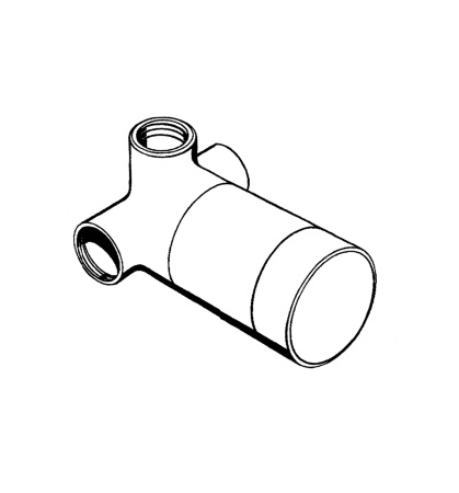 Hansgrohe запорный и переключающий вентиль Trio Stop скрытая часть 15981180