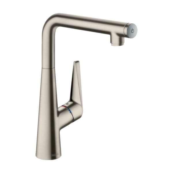 Hansgrohe Talis S Кухонный смеситель однорычажный 300 1jet сталь 72820800