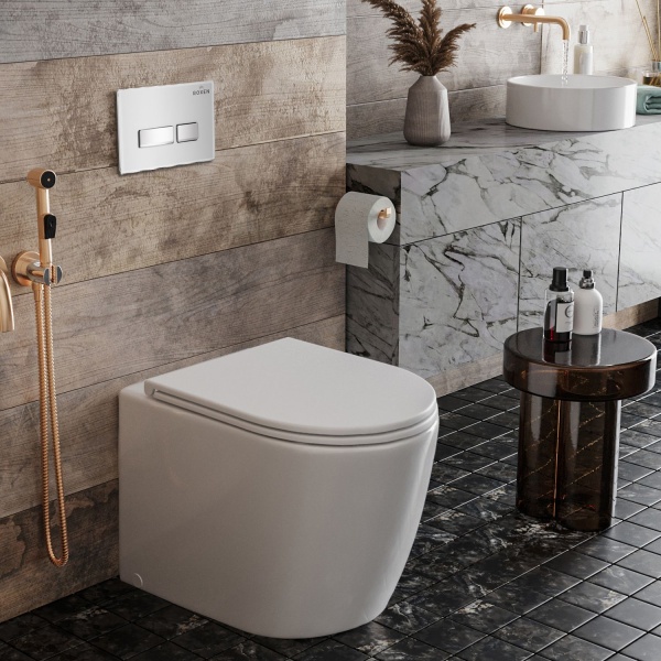 Комплект 3 в 1 RoxenBath Attach 942959 ( состоит из: 710215, Glass 430280W)