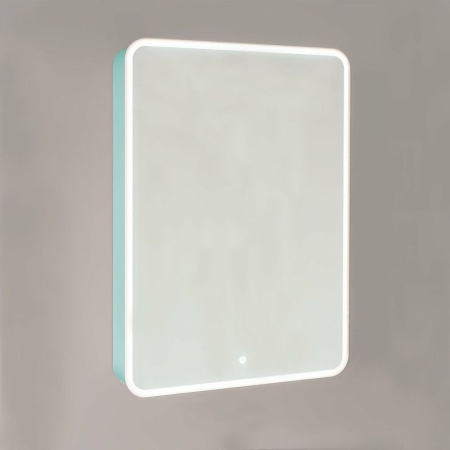 Зеркало-шкаф Jorno Pastel 60 Pas.03.60/BL бирюзовый