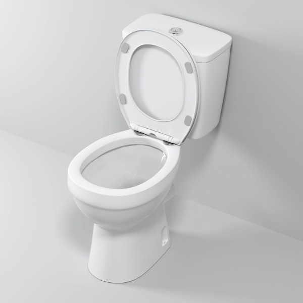 Унитаз напольный Niagara Brava NG-9901 63x36x74 безободковый с тонкой крышкой