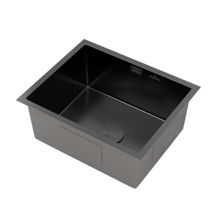 Кухонная мойка RoxenBath Uno 54 PVD графит (текстурное покрытие)