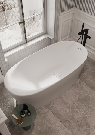 Ванна из искусственного камня Allen Brau Krion Neo 170x80 2.35001.21 белый матовый