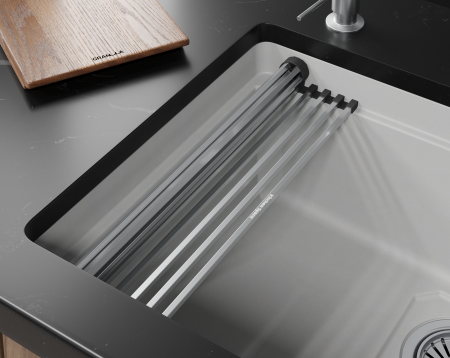 Мойка для кухни Granula Kitchen Space Rinzer 5505RU арктик, 55х45 см, прямоугольная