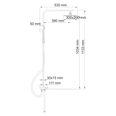Душевой комплект WasserKRAFT A042