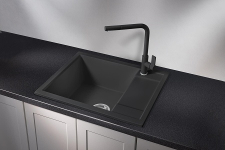 Мойка для кухни Granula 6002 турмалин, 60х50 см, прямоугольная
