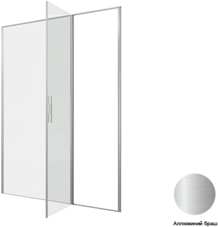 Душевая дверь Allen Brau Priority 160 3.31038.BA серебро браш