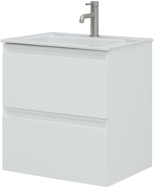 Тумба с раковиной Allen Brau Eclipse 60 1.E1001.WM белый матовый