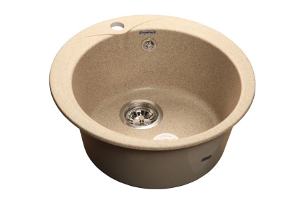 Кухонная мойка GranFest RONDO R-480 песочный