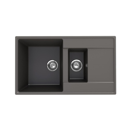 Кухонная мойка Ulgran Quartz Prima 860 1,5K-09, асфальт