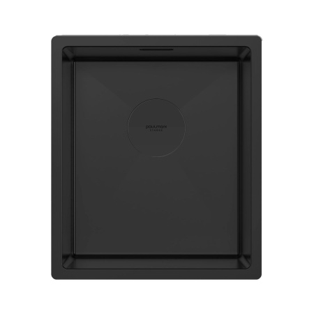 Мойка нерж. сталь NEXT 38 UNI, PM213844-MBN, матовый черный, 380х440мм, Paulmark 1,2мм