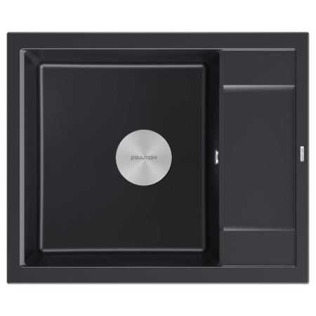 Мойка FLUGEN 50-600, IT-GRANIT, PM216050-BLM, черный, 600х500 мм, Paulmark