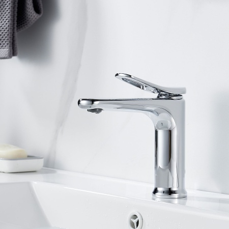 Смеситель для раковины Shevanik S4701, хром