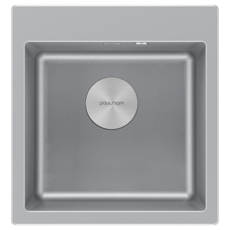 Мойка KANTE 50, IT-GRANIT, PM105152-GRM , серый металлик, 510х520, Paulmark