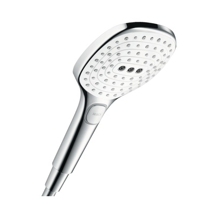 Hansgrohe Raindance Select E120 Air 3jet ручной душ хром-белый матовый 26520400