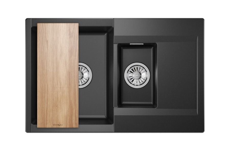 Мойка для кухни Granula Estetica 7808 шварц, 78х50 см, прямоугольная