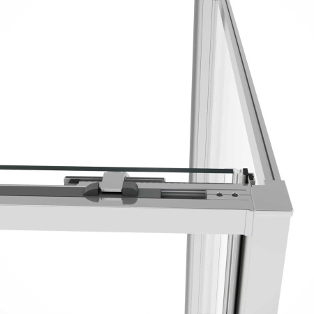 Душевой уголок Vincea Slim Soft VSR-1SS8010CL, 1000*800, хром, стекло прозрачное