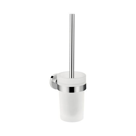 Hansgrohe Logis Universal Набор для WC с держателем хром-белый матовый 41722000