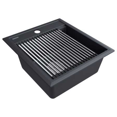 Мойка STEPIA 45, IT-GRANIT, PM114651-AN, антрацит, 460х510, Paulmark